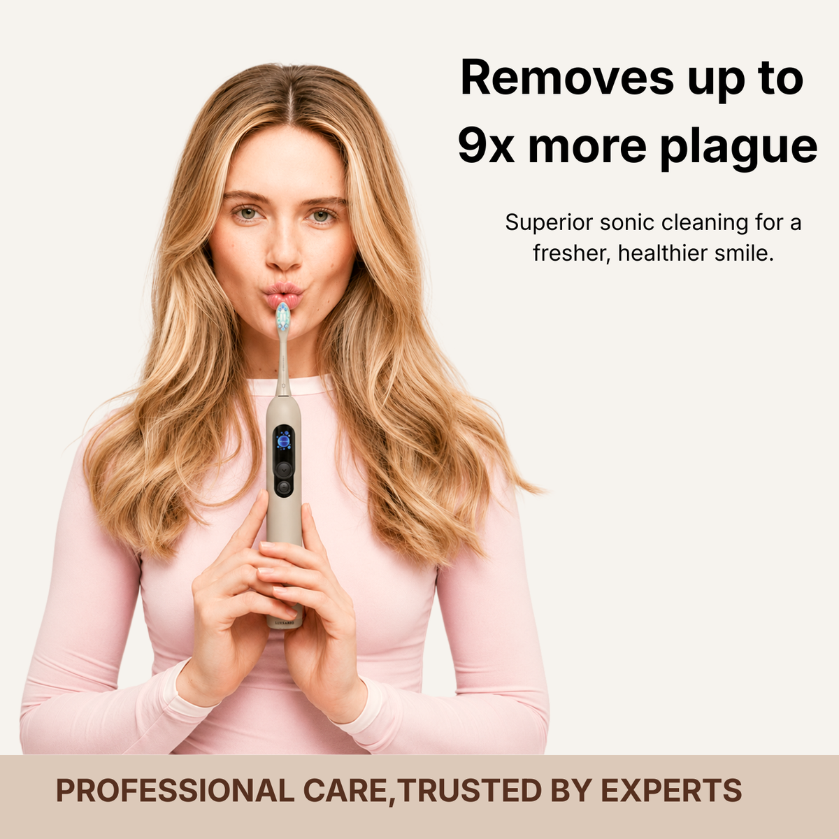 Sonic Electric Toothbrush, 6 Cleaning Modes, 60° Oscillation, USB-C Charging