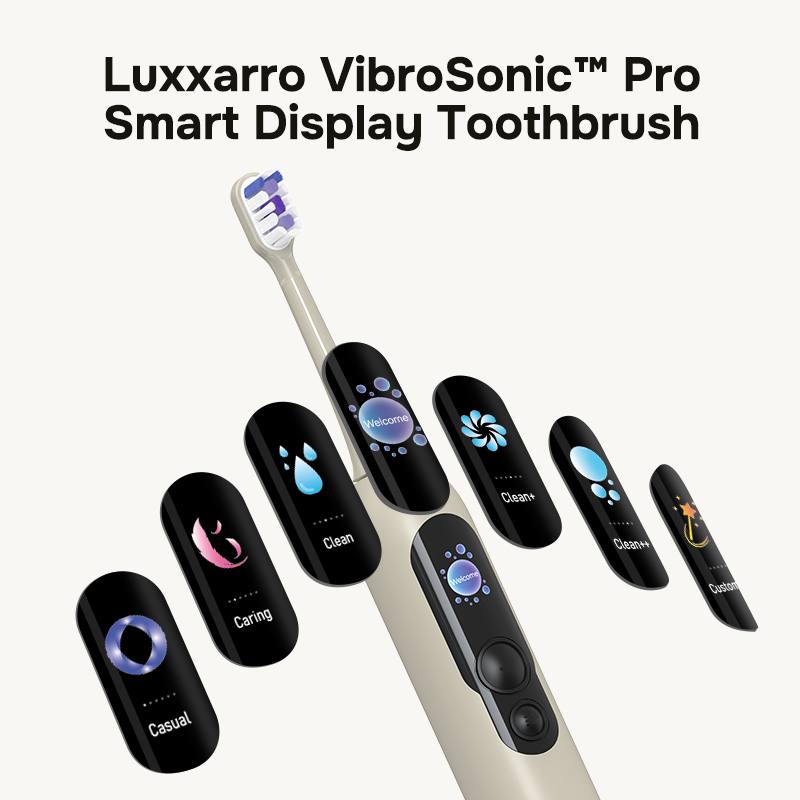 Sonický elektrický zubní kartáček Luxxarro Calibre – 5 režimů čištění, 60° oscilace, nabíjení přes USB-C